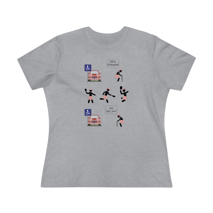 Got'em! (Old Woman) Women's Relaxed-Fit T-shirt - Great Pickleball Stuff