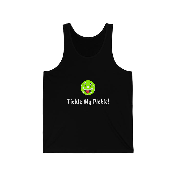 Tickle My Pickle Unisex Cotton Tank - Great Pickleball Stuff