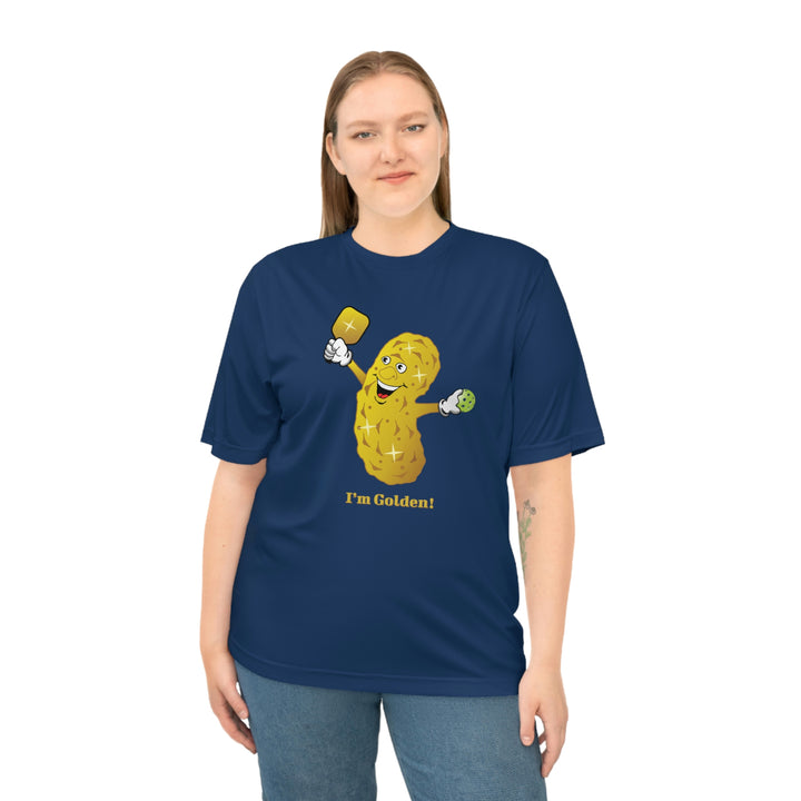 I'm Golden! Unisex Moisture-Wicking T-Shirt - Great Pickleball Stuff