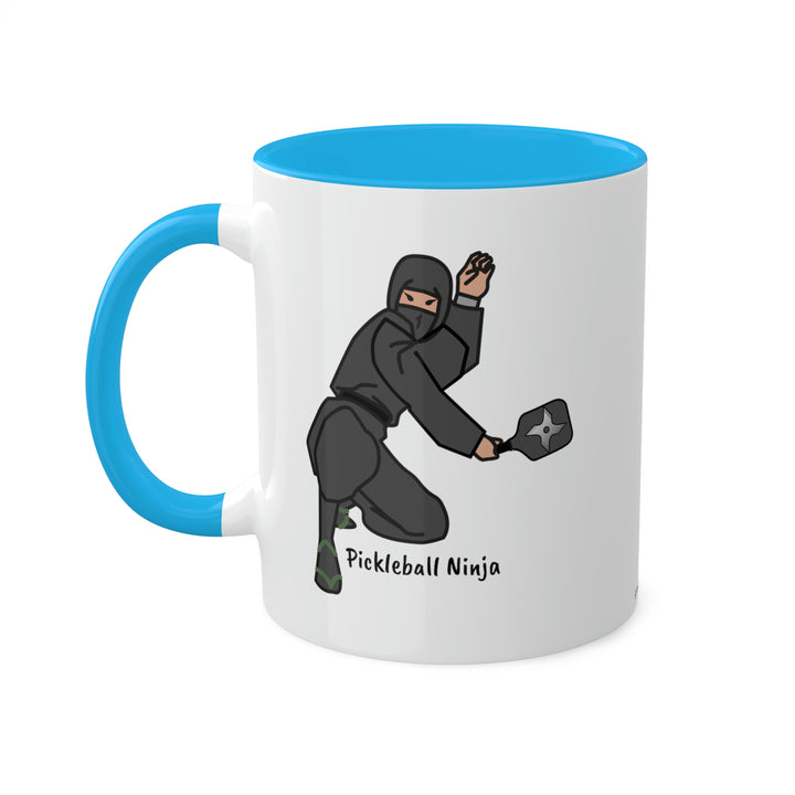 Pickleball Ninja-Male Coffee Mug-Great Pickleball Stuff