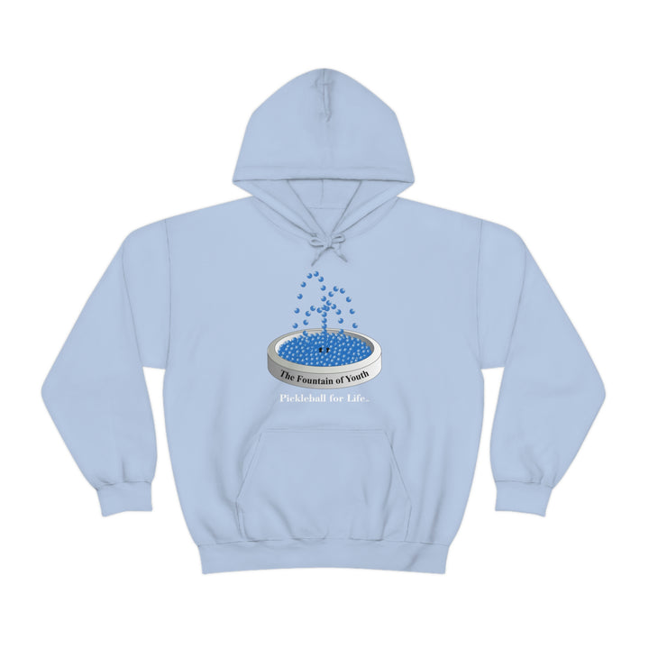 The Pickleball Fountain-Blue Unisex Hoodie - Great Pickleball Stuff