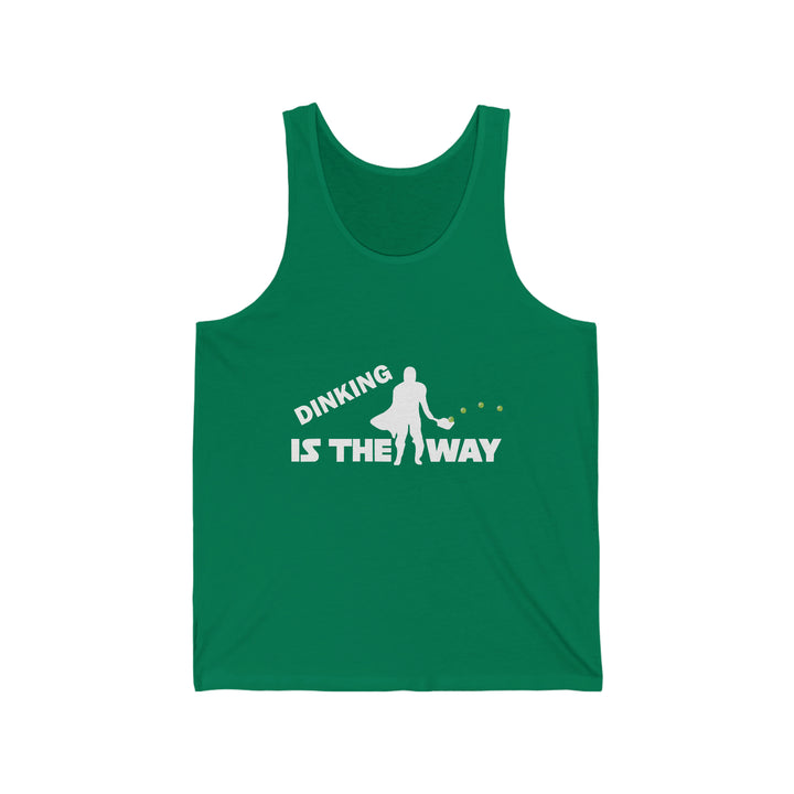 Dinking is the Way Unisex Cotton Tank - Great Pickleball Stuff