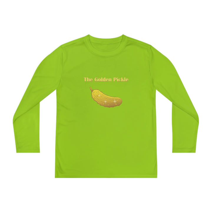 The Golden Pickle Youth Long Sleeve Moisture-Wicking T-Shirt - Great Pickleball Stuff