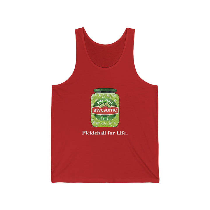 Awesome Pickles Unisex Cotton Tank - Great Pickleball Stuff