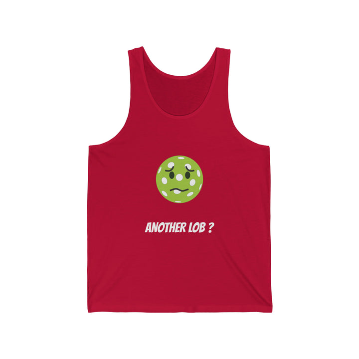 Another Lob? Unisex Cotton Tank - Great Pickleball Stuff