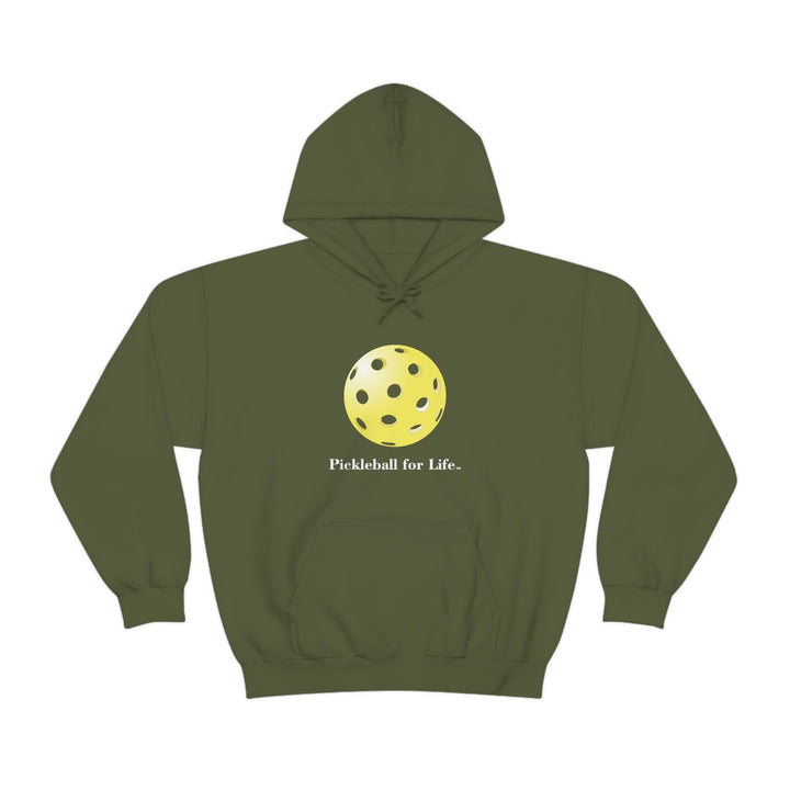 Pickleball for Life-Yellow Unisex Hoodie - Great Pickleball Stuff