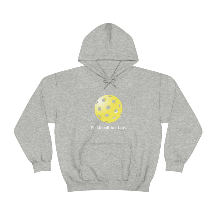 Pickleball for Life-Yellow Unisex Hoodie - Great Pickleball Stuff