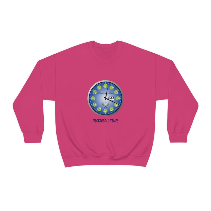 Pickleball Time Unisex Crewneck Sweatshirt - Great Pickleball Stuff