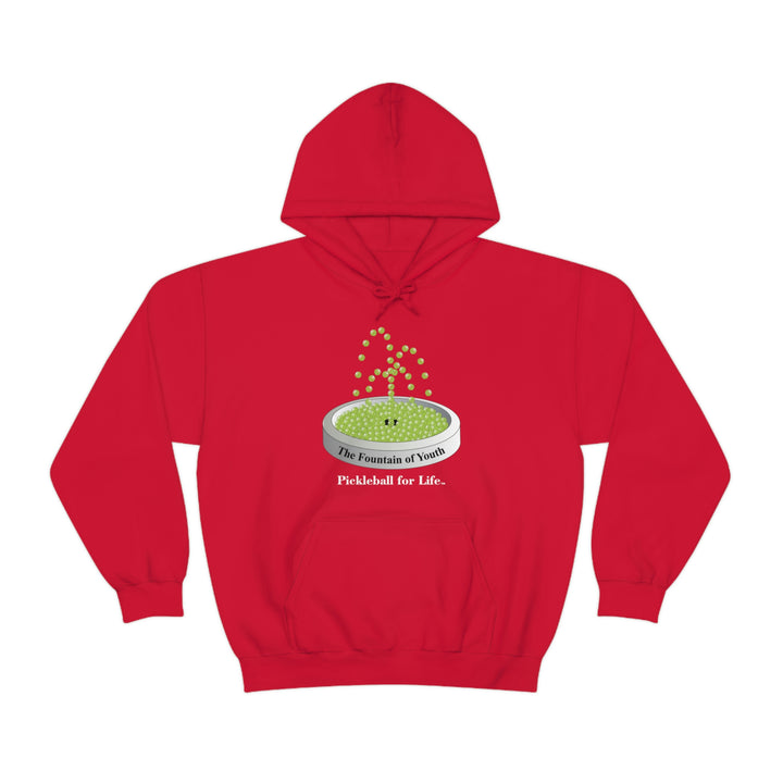 The Pickleball Fountain-Green Unisex Hoodie - Great Pickleball Stuff