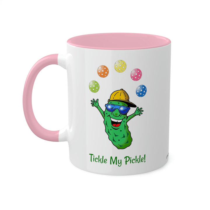 Tickle My Pickle Juggler Coffee Mug-Great Pickleball Stuff