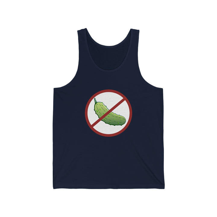 No Pickle! Unisex Cotton Tank - Great Pickleball Stuff