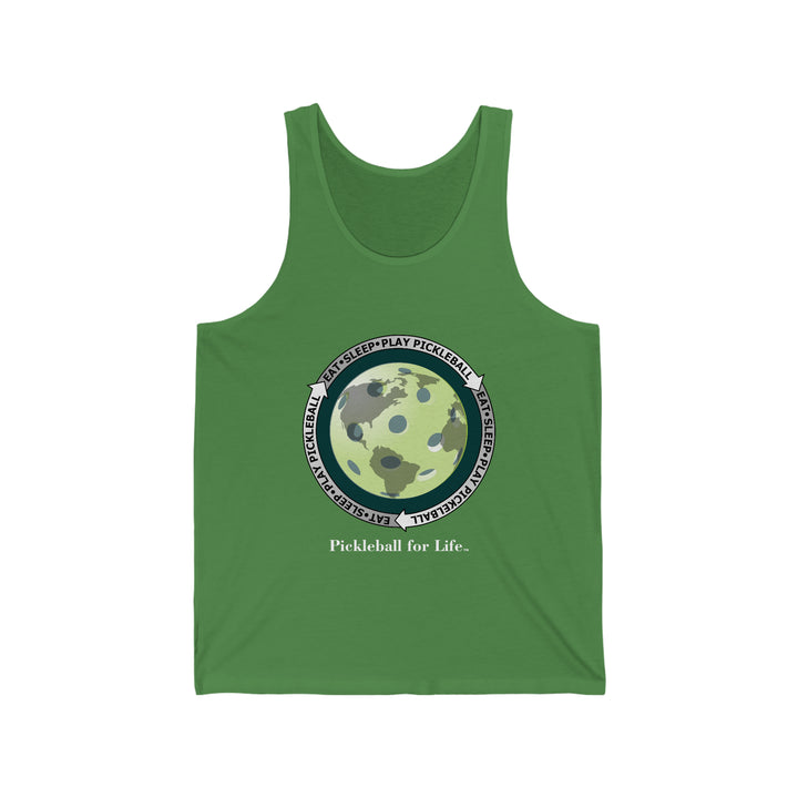 Eat Sleep Play Pickleball Unisex Cotton Tank - Great Pickleball Stuff