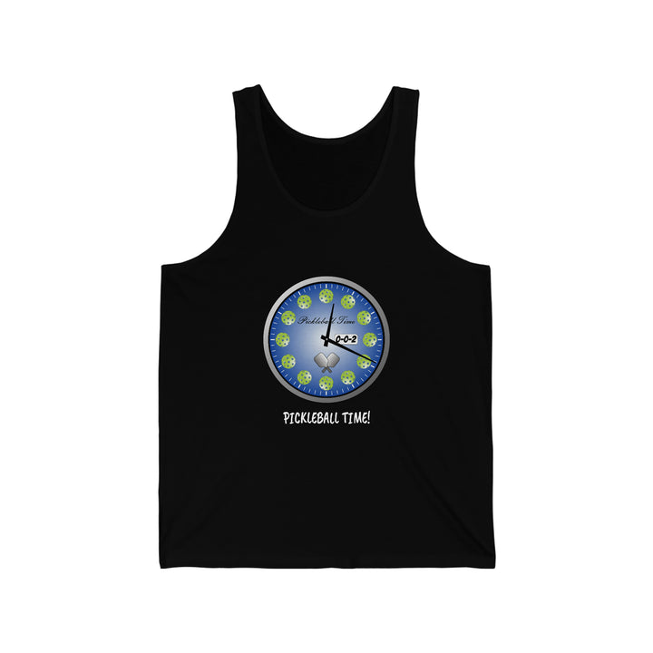 Pickleball Time Unisex Cotton Tank - Great Pickleball Stuff