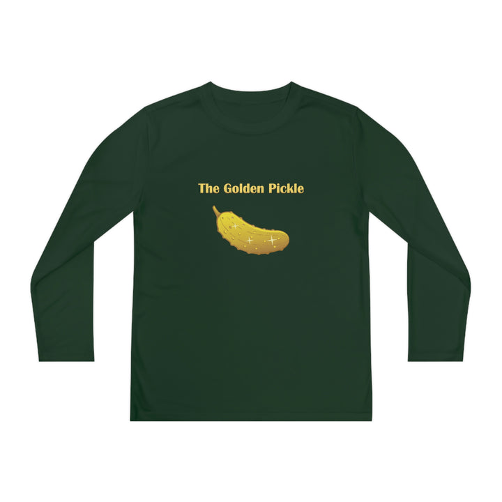 The Golden Pickle Youth Long Sleeve Moisture-Wicking T-Shirt - Great Pickleball Stuff