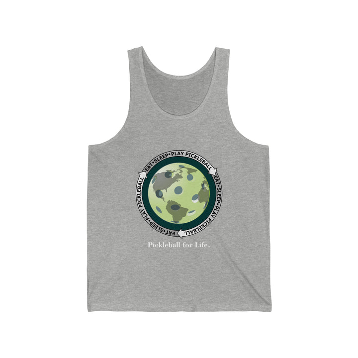 Eat Sleep Play Pickleball Unisex Cotton Tank - Great Pickleball Stuff