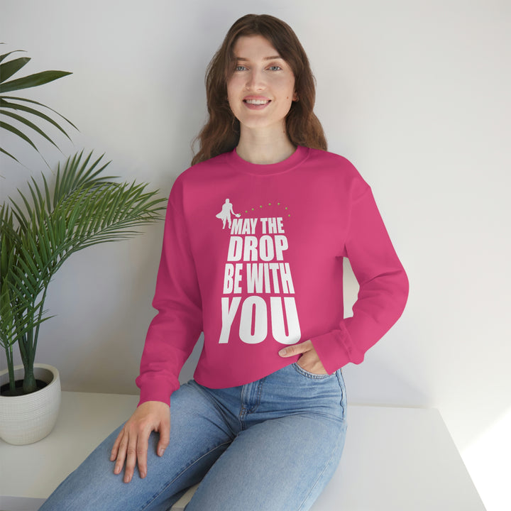 May the Drop Be With You Unisex Crewneck Sweatshirt - Great Pickleball Stuff