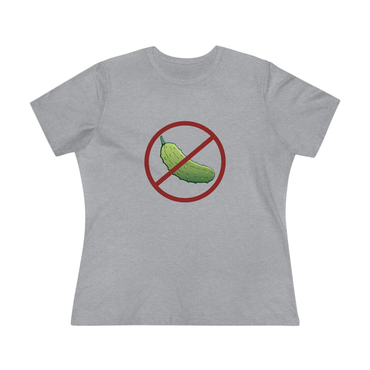 No Pickle! Women's Relaxed-Fit T-shirt - Great Pickleball Stuff