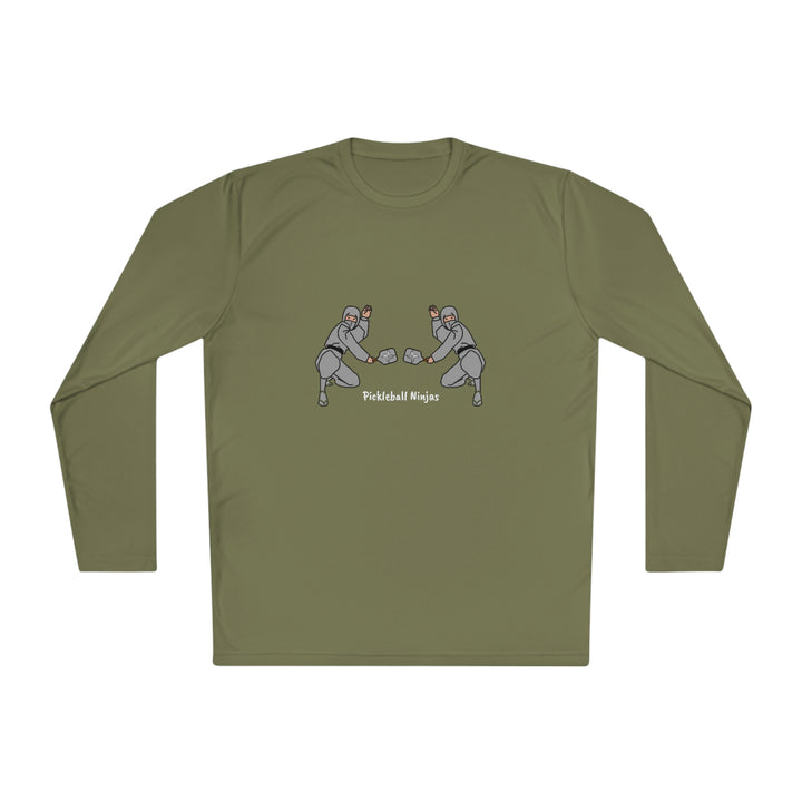 Pickleball Ninjas-Men's Doubles Unisex Moisture-Wicking Long Sleeve Tee - Great Pickleball Stuff