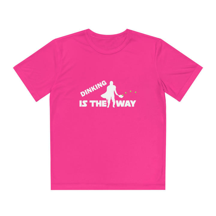 Dinking is the Way Youth Moisture-Wicking T-Shirt - Great Pickleball Stuff