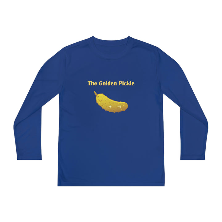 The Golden Pickle Youth Long Sleeve Moisture-Wicking T-Shirt - Great Pickleball Stuff