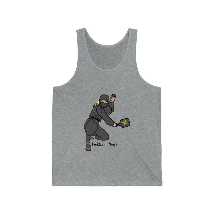 Pickleball Ninja-Female  Unisex Cotton Tank - Great Pickleball Stuff