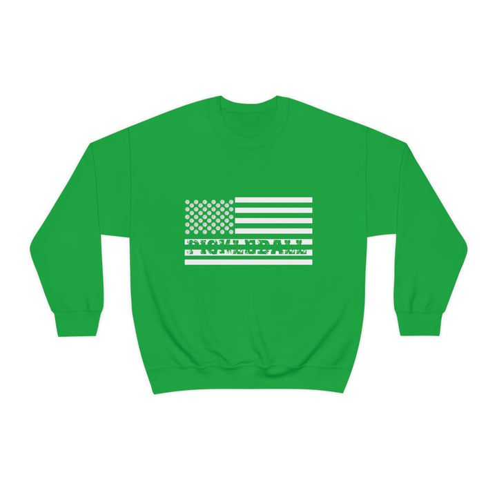 Pickleball Flag Transparent Unisex Crewneck Sweatshirt - Great Pickleball Stuff