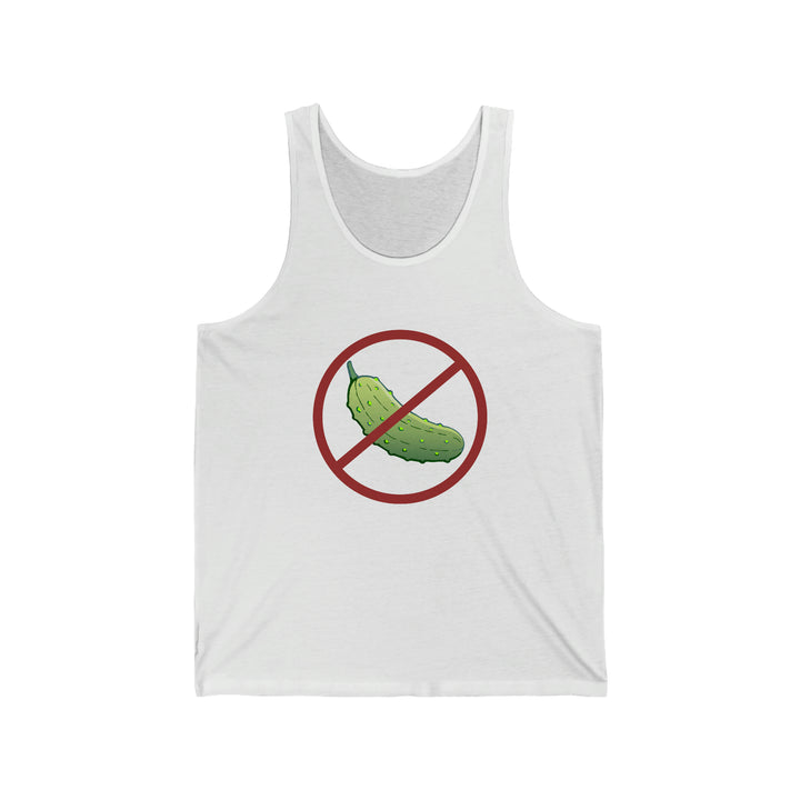 No Pickle! Unisex Cotton Tank - Great Pickleball Stuff