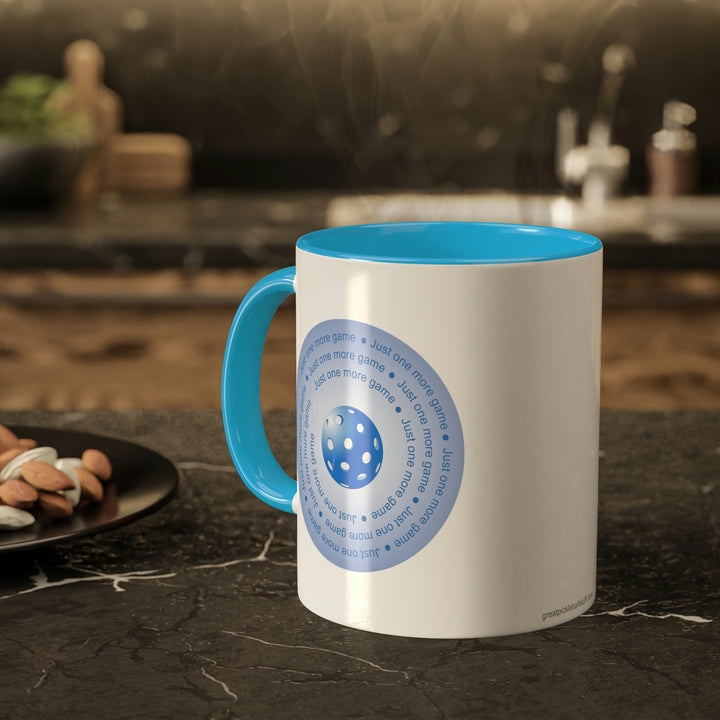 Just One More Game-Blue Coffee Mug - Great Pickleball Stuff