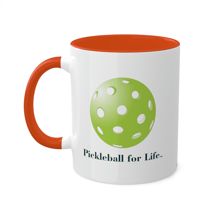 Pickleball for Life-Green Coffee Mug-Great Pickleball Stuff