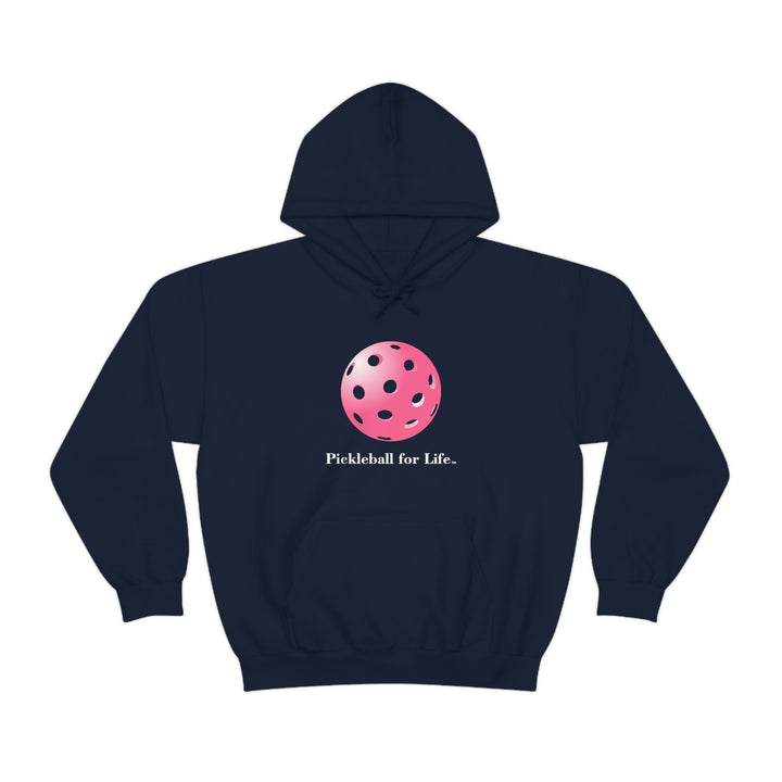 Pickleball for Life-Pink Unisex Hoodie - Great Pickleball Stuff