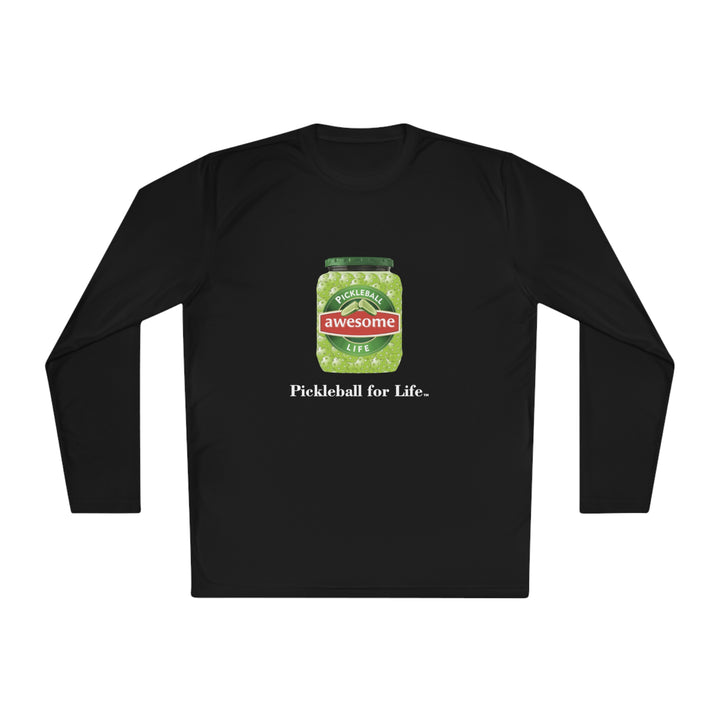 Awesome Pickles Unisex Moisture-Wicking Long Sleeve Tee - Great Pickleball Stuff