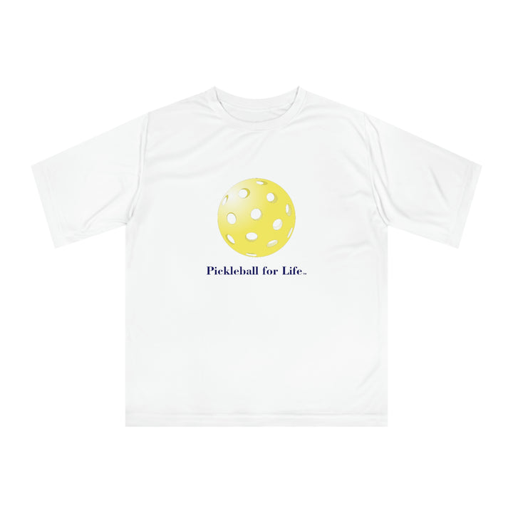 Pickleball for Life-Yellow Unisex Moisture-Wicking T-Shirt - Great Pickleball Stuff