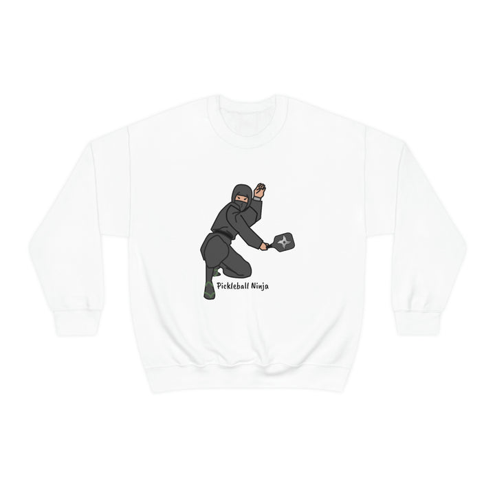 Pickleball Ninja-Male Unisex Crewneck Sweatshirt - Great Pickleball Stuff