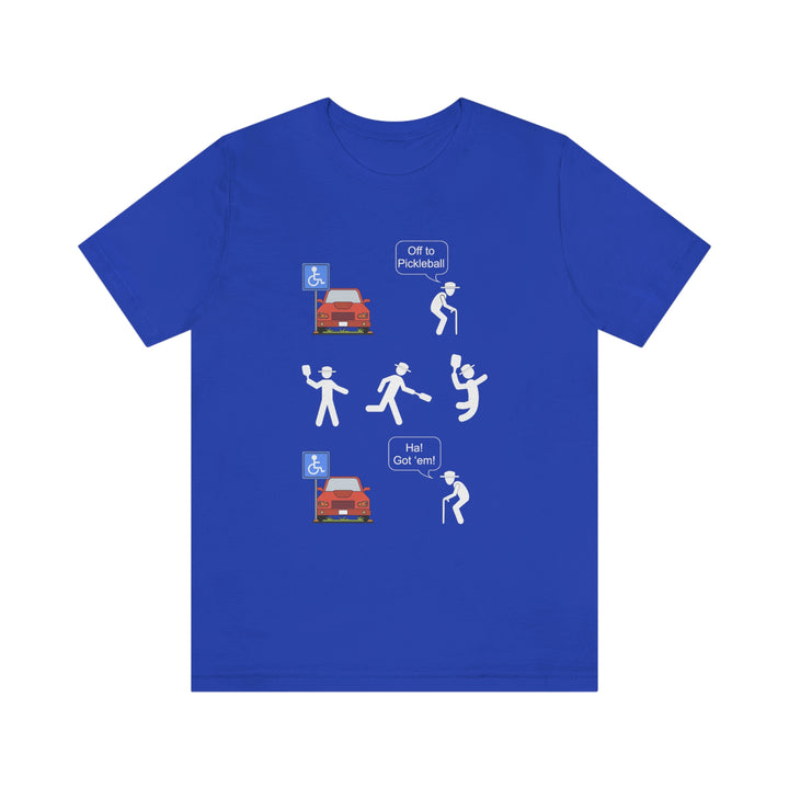 Got'em! (Old Man) Unisex T-Shirt - Great Pickleball Stuff