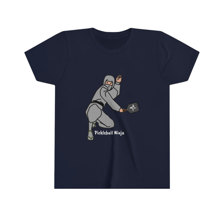 Pickleball Ninja-Male Youth T-Shirt - Great Pickleball Stuff