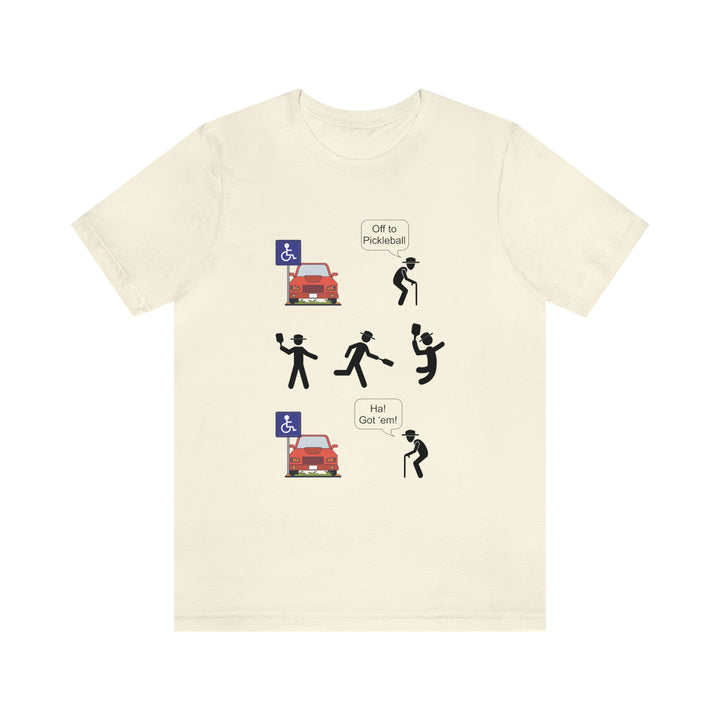 Got'em! (Old Man) Unisex T-Shirt - Great Pickleball Stuff