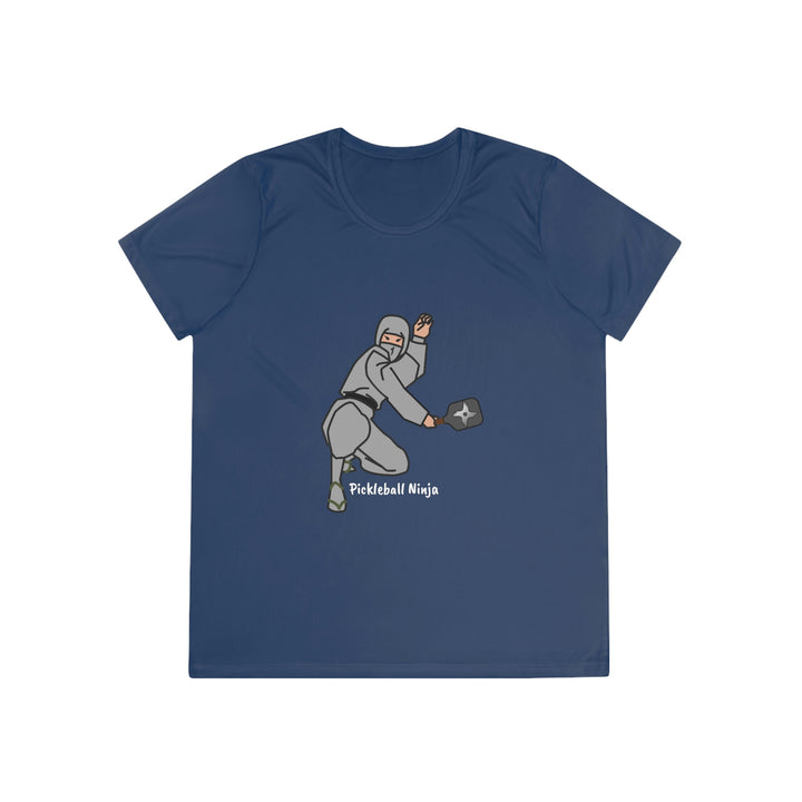 Pickleball Ninja-Male Women's Moisture-Wicking T-Shirt - Great Pickleball Stuff