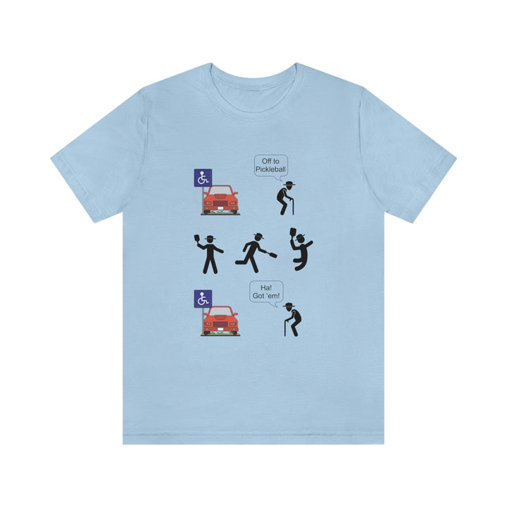 Got'em! (Old Man) Unisex T-Shirt - Great Pickleball Stuff