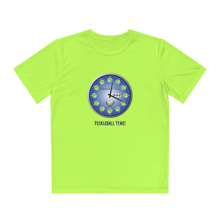 Pickleball Time Youth Moisture-Wicking T-Shirt - Great Pickleball Stuff