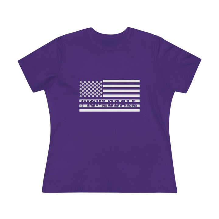 Pickleball Flag Transparent Women's Relaxed-Fit T-shirt - Great Pickleball Stuff