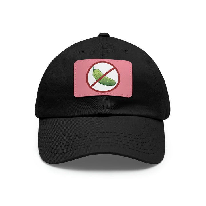 No Pickle! Pickleball Cap with Leather Patch - Great Pickleball Stuff