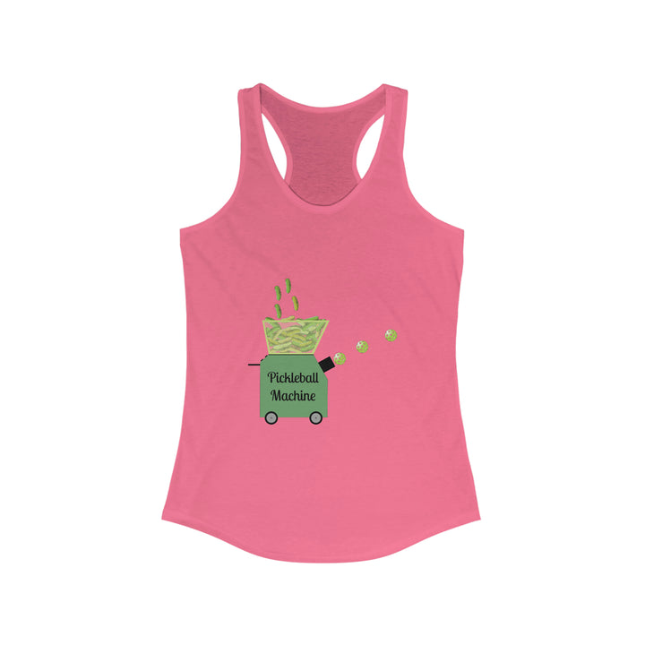 The Pickleball Machine Women's Racerback Tank - Great Pickleball Stuff