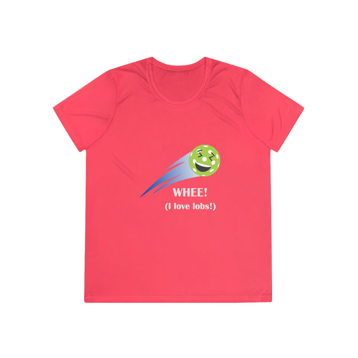 I Love Lobs! Women's Moisture-Wicking T-Shirt - Great Pickleball Stuff