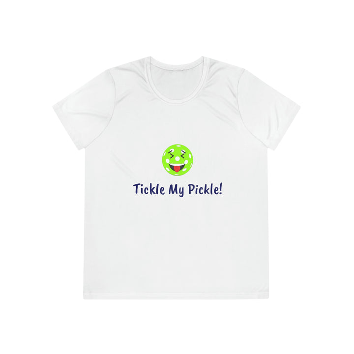 Tickle My Pickle Women's Moisture-Wicking T-Shirt - Great Pickleball Stuff