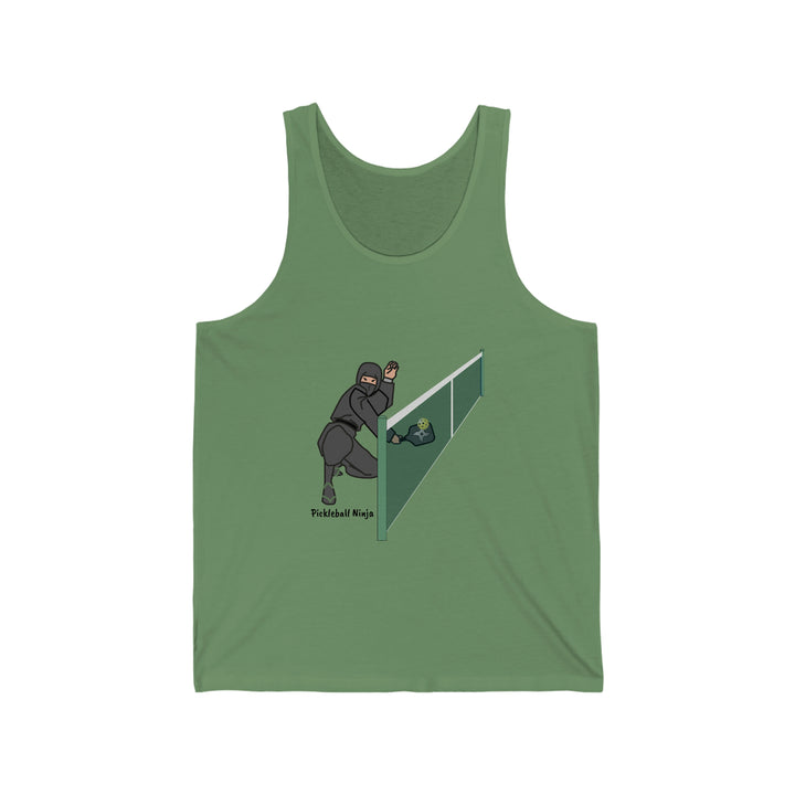 Pickleball Ninja Dinking-Male Unisex Cotton Tank - Great Pickleball Stuff