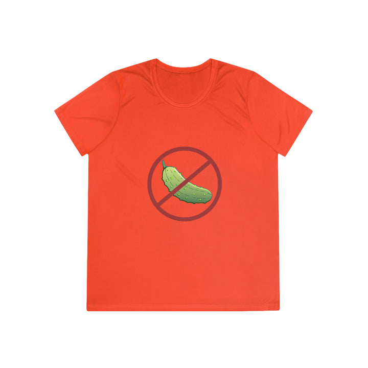 No Pickle! Women's Moisture-Wicking T-Shirt - Great Pickleball Stuff