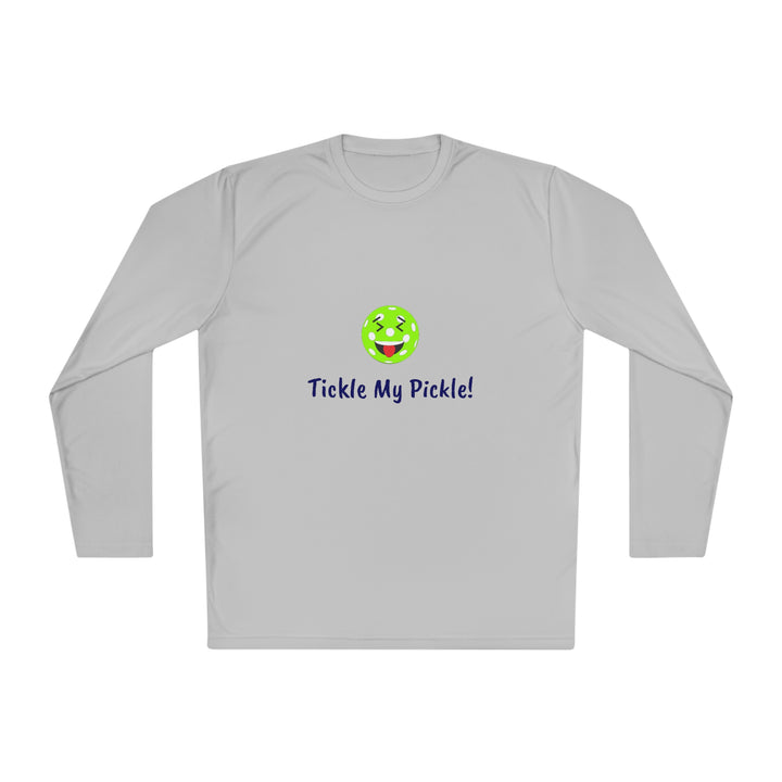 Tickle My Pickle Unisex Moisture-Wicking Long Sleeve Tee - Great Pickleball Stuff