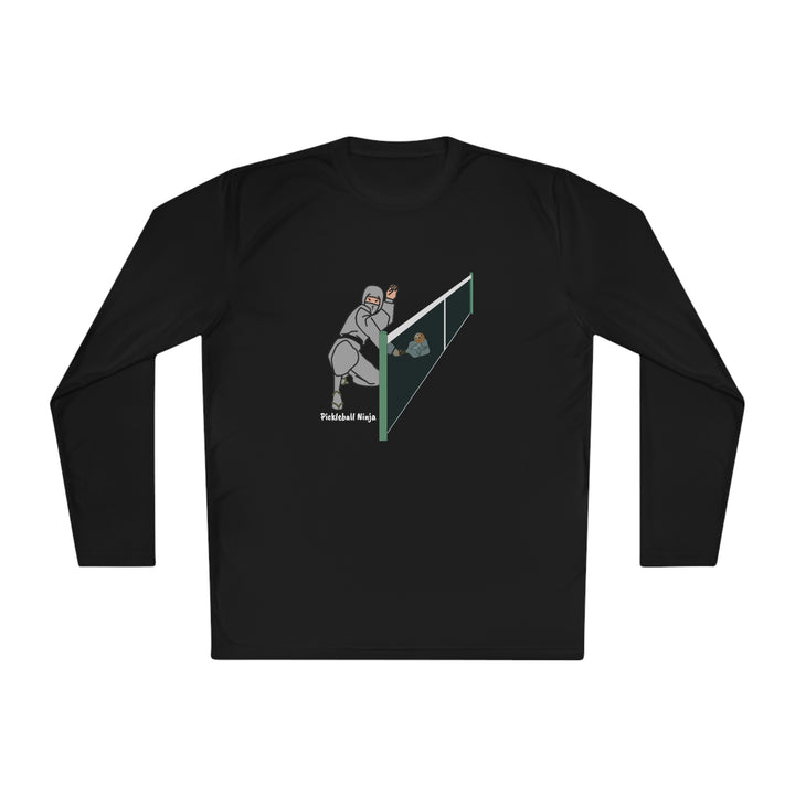 Pickleball Ninja Dinking-Male Unisex Moisture-Wicking Long Sleeve Tee - Great Pickleball Stuff