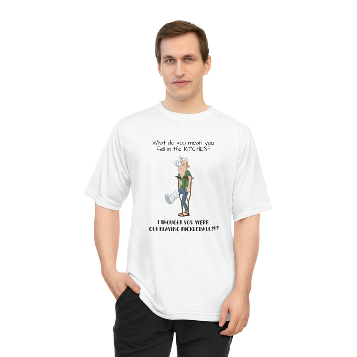 I Thought You Were Out Playing Pickleball? Unisex Moisture-Wicking T-Shirt - Great Pickleball Stuff