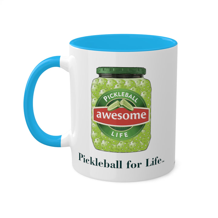 Awesome Pickles Coffee Mug-Great Pickleball Stuff